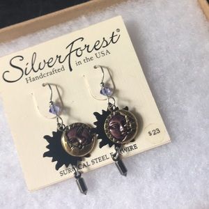 Sun and moon earrings